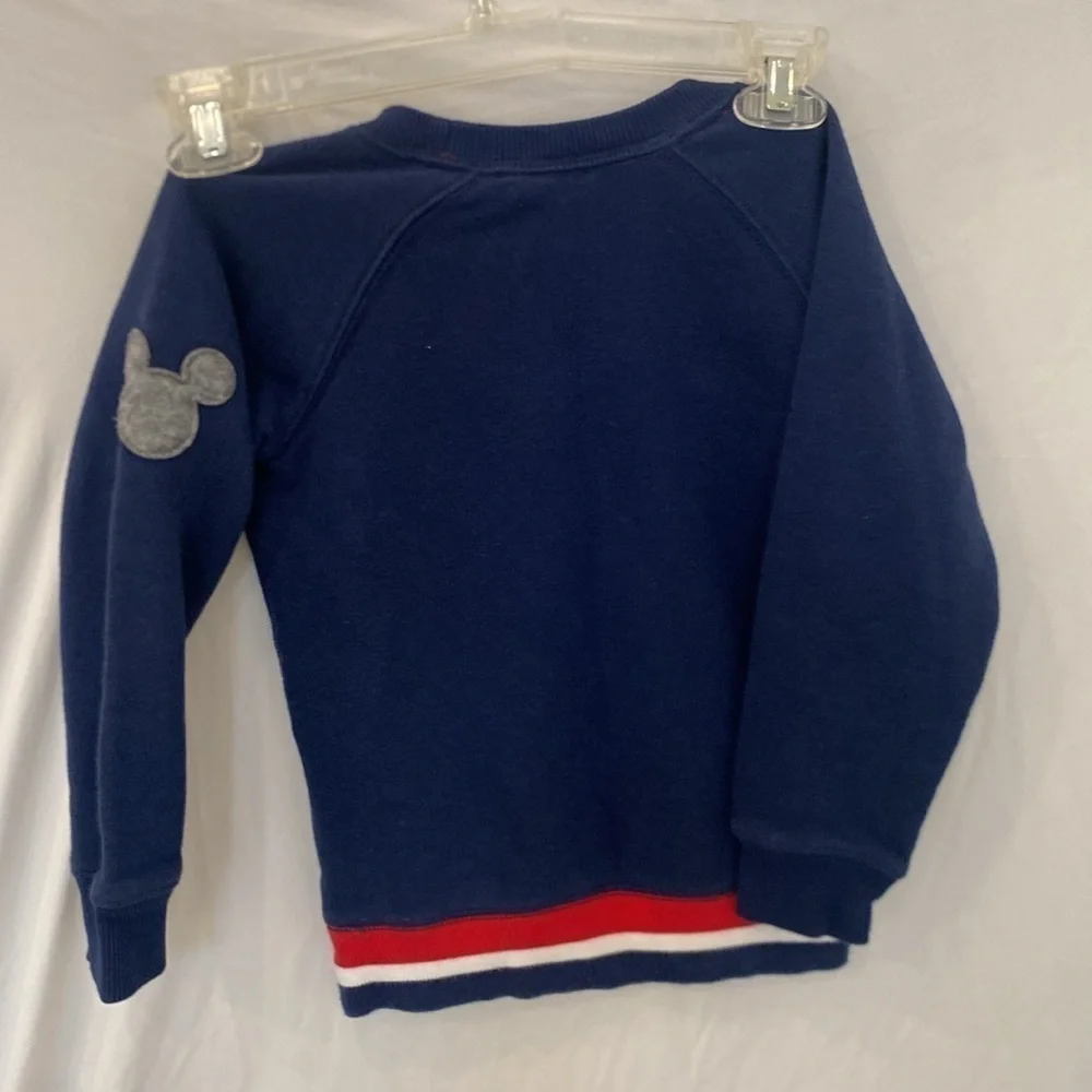 Gap x Disney Youth Size 5 Mickey Mouse Sweatshirt Kids navy blue red
